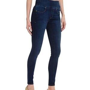 SPANX Dark Wash Side Zip High Waist High Rise Skinny Jeans Women's Size S, 2-4